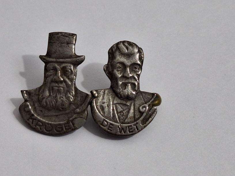 De Wet and Kruger pin badge