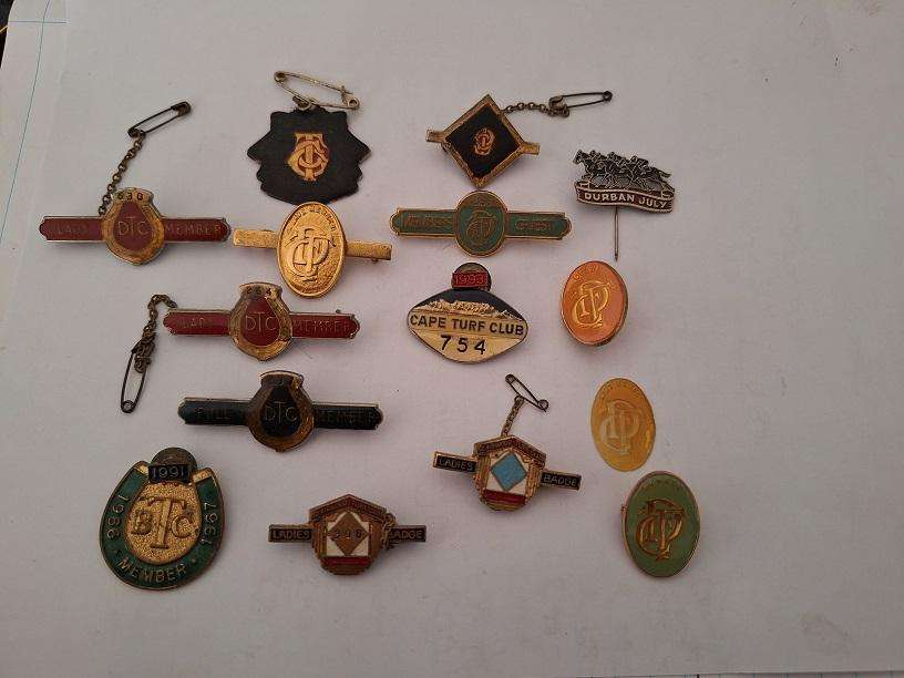 Vintage Horse Racing Turf clubs badges