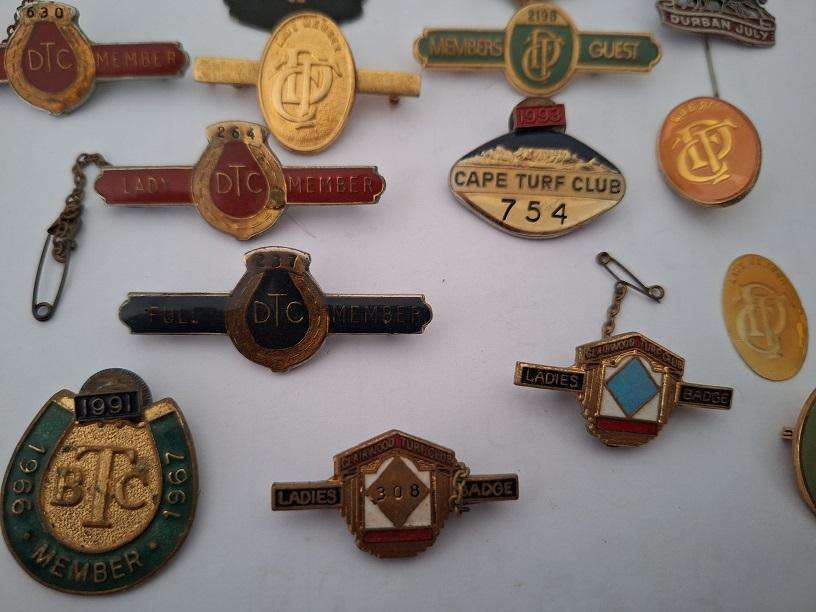 Vintage Horse Racing Turf clubs badges