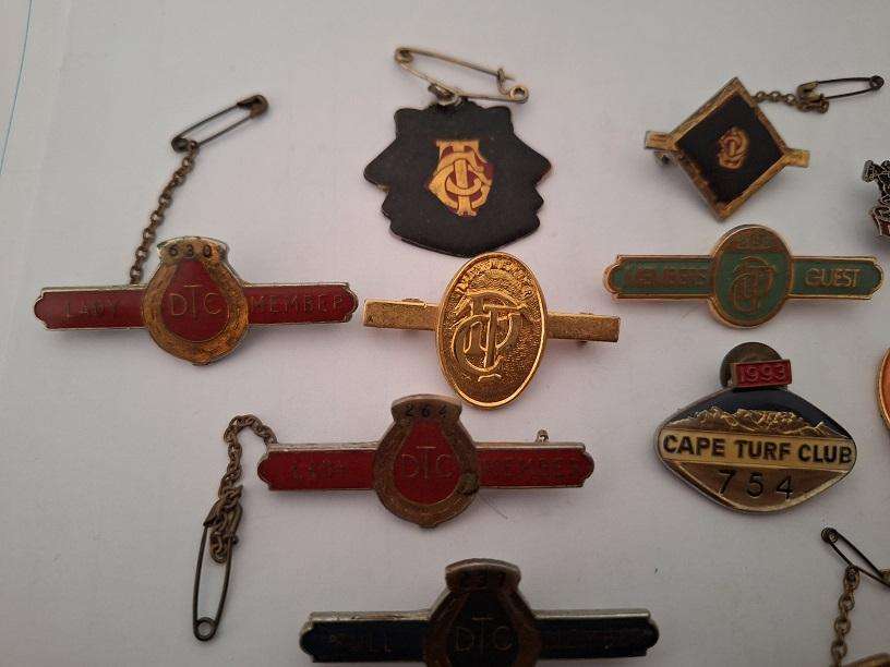 Vintage Horse Racing Turf clubs badges