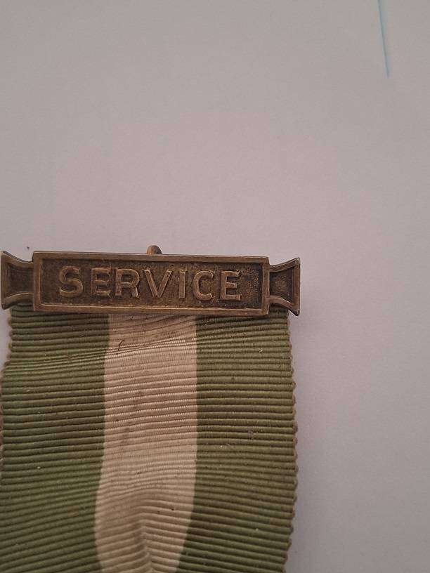 SA Sons of England P & B society for service medal