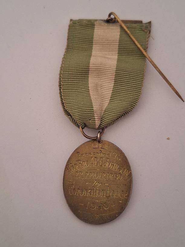 SA Sons of England P & B society for service medal