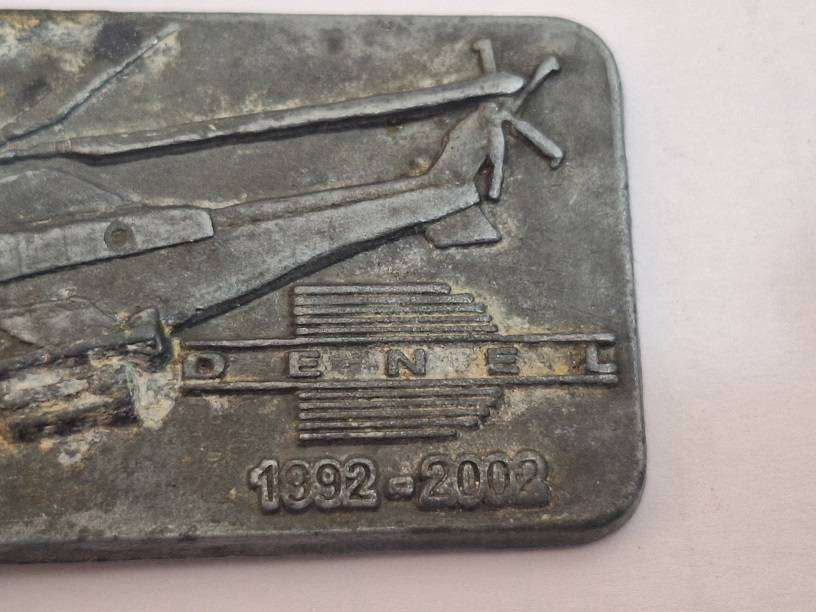 Denel key ring depicting Rooivalk helicopter dated 1992 - 20025