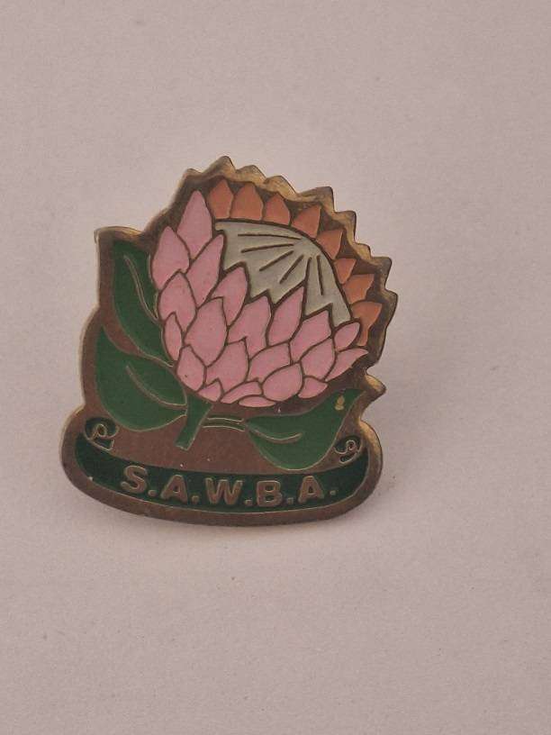 SAWBA Protea lapel pin