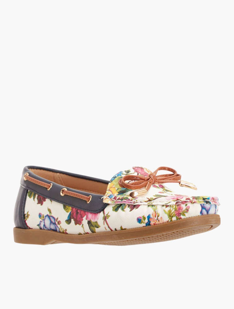 Hush Puppies Floral boat shoe