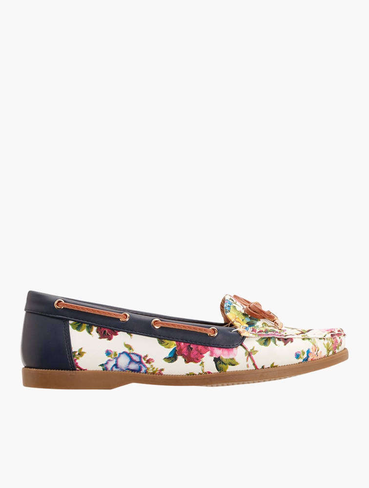 Hush Puppies Floral boat shoe