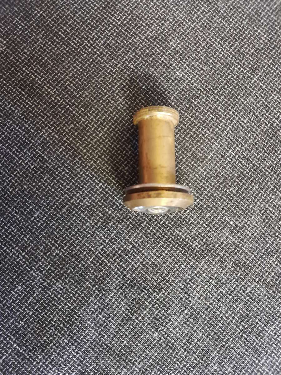 Vintage Brass door viewer peephole 180°