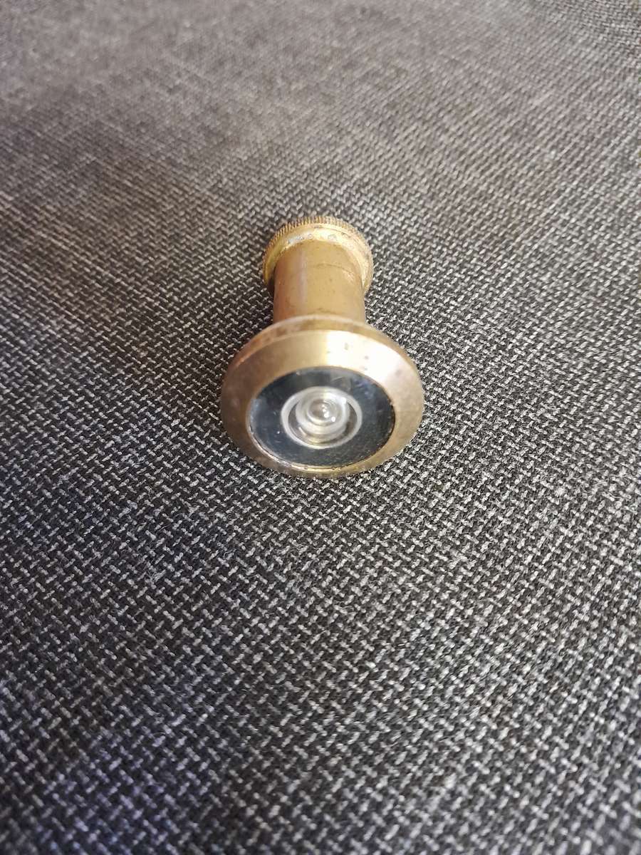 Vintage Brass door viewer peephole 180°