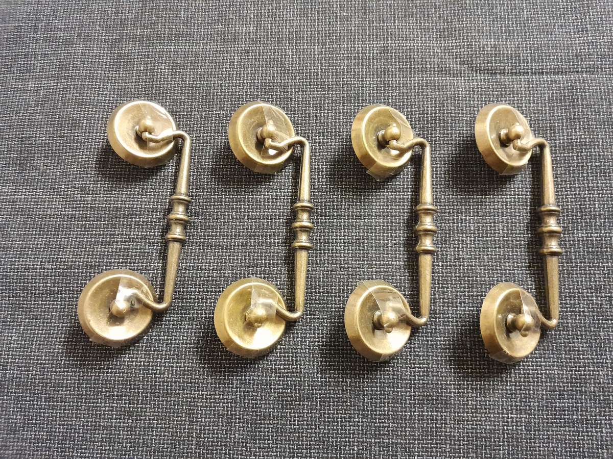 Vintage door handles x 4
