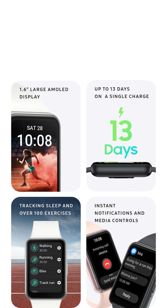 Samsung Galaxy Fit 3 smart watch fitness tracker