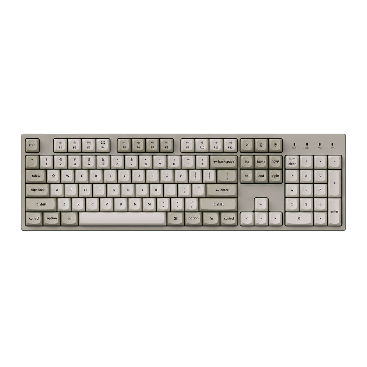 Keychron C2 Pro 100% 8K Super Red Switch Hot-Swap RGB Wired Custom Mechanical Keyboard