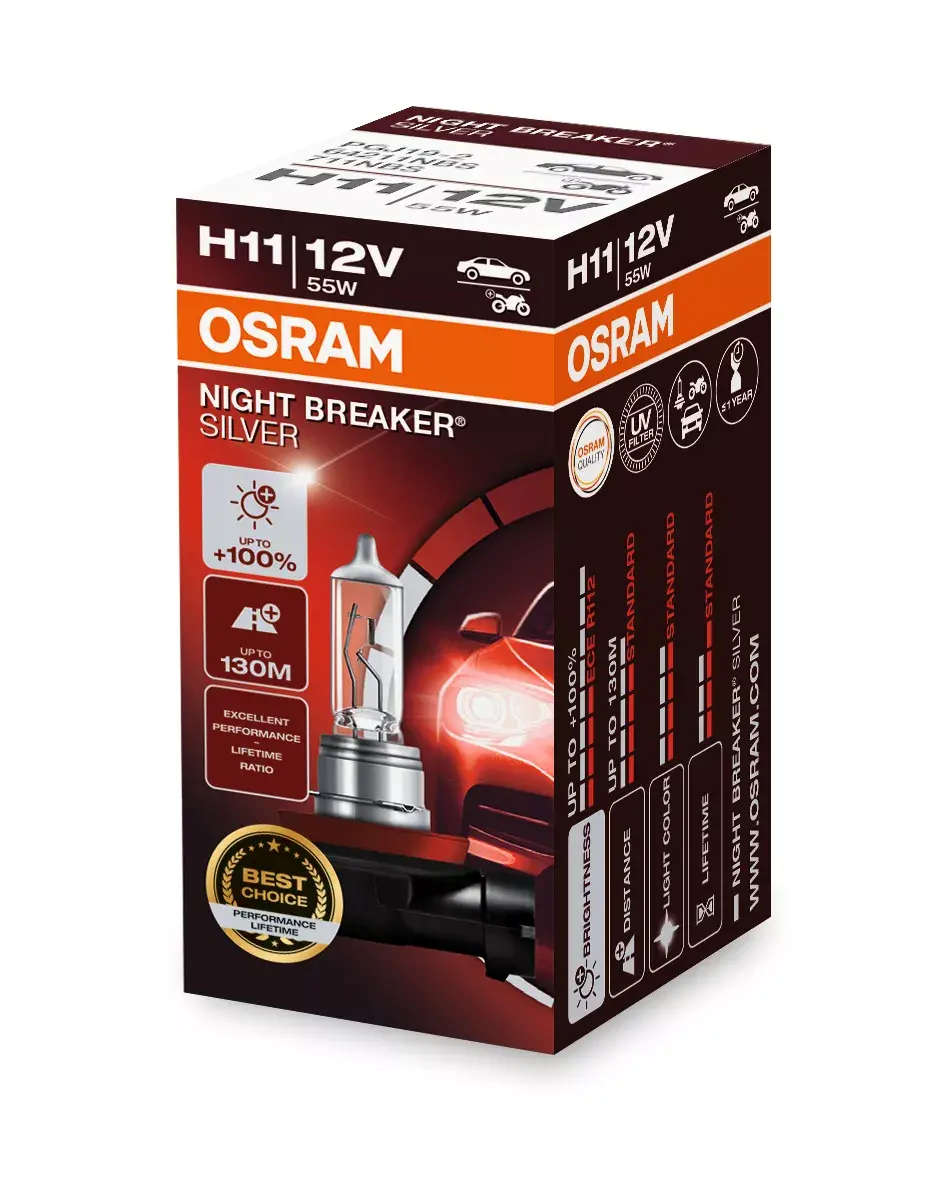 OSRAM Night Breaker Silver H11 (Set)