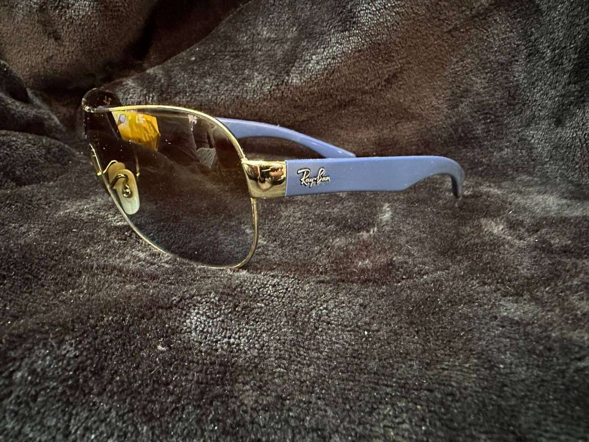 Authentic Ray-Ban RB3471 Youngster Shield Wrap Sunglasses + Original Case