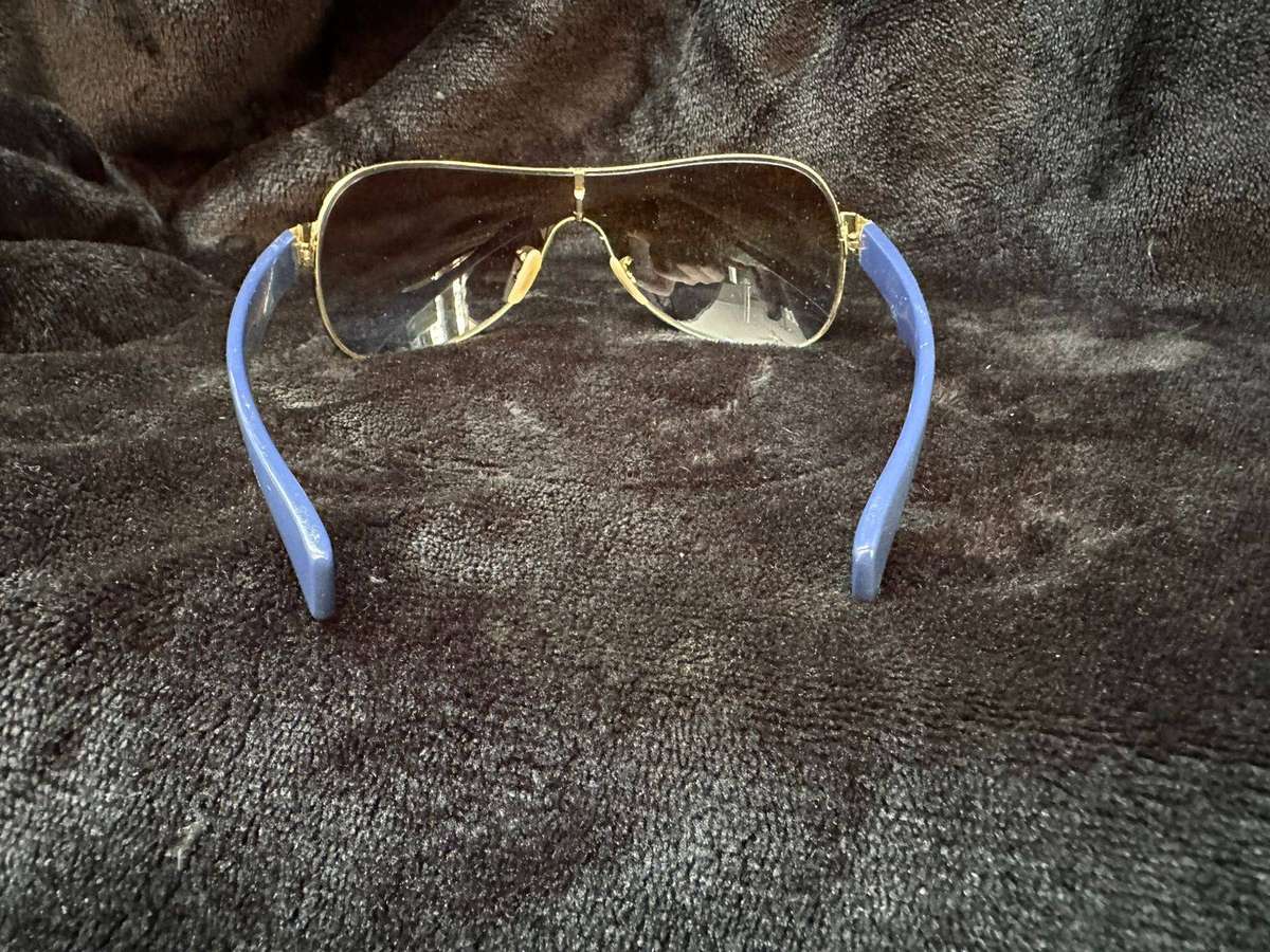 Authentic Ray-Ban RB3471 Youngster Shield Wrap Sunglasses + Original Case