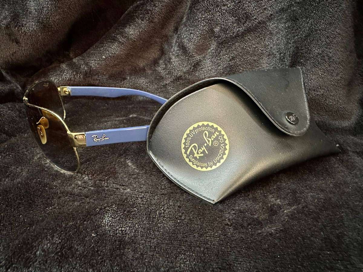 Authentic Ray-Ban RB3471 Youngster Shield Wrap Sunglasses + Original Case