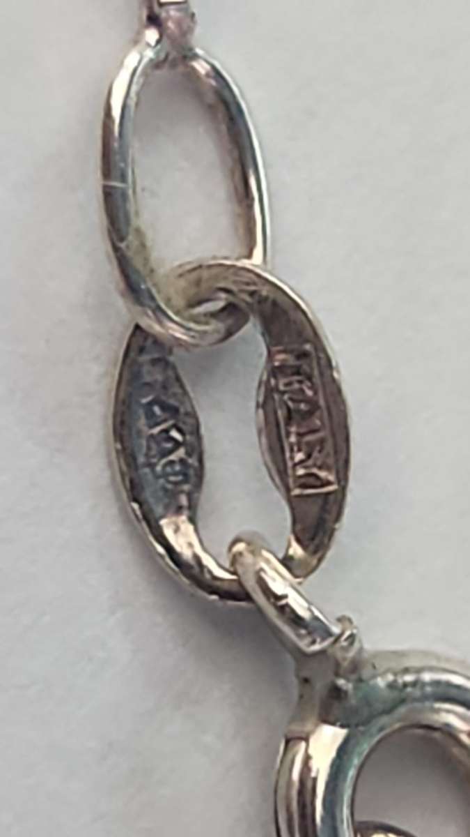 1940 3 DARIUS GEORGIVS VI REX IMPERATOR COIN ON 25CM CHAIN 925 STERLING SILVER