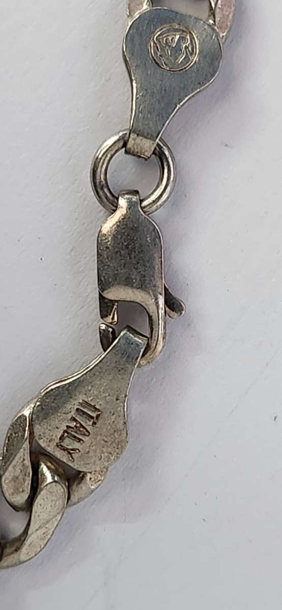 60cm x 6mm Sterling Silver Curb Chain necklace 25.3gram