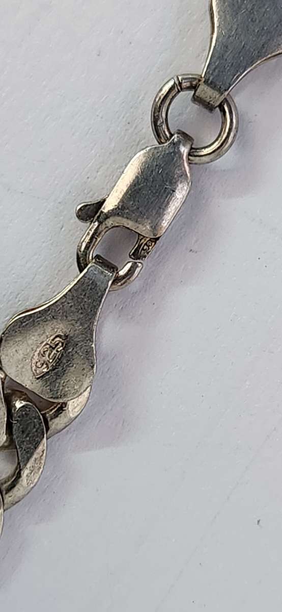 60cm x 6mm Sterling Silver Curb Chain necklace 25.3gram