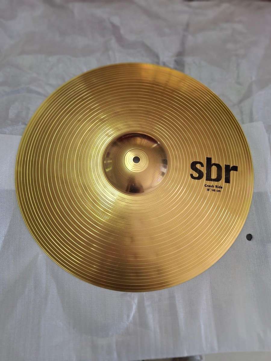 SABIAN SBR 5002 CYMBAL SET 14" HI-HAT & 18" CRASH