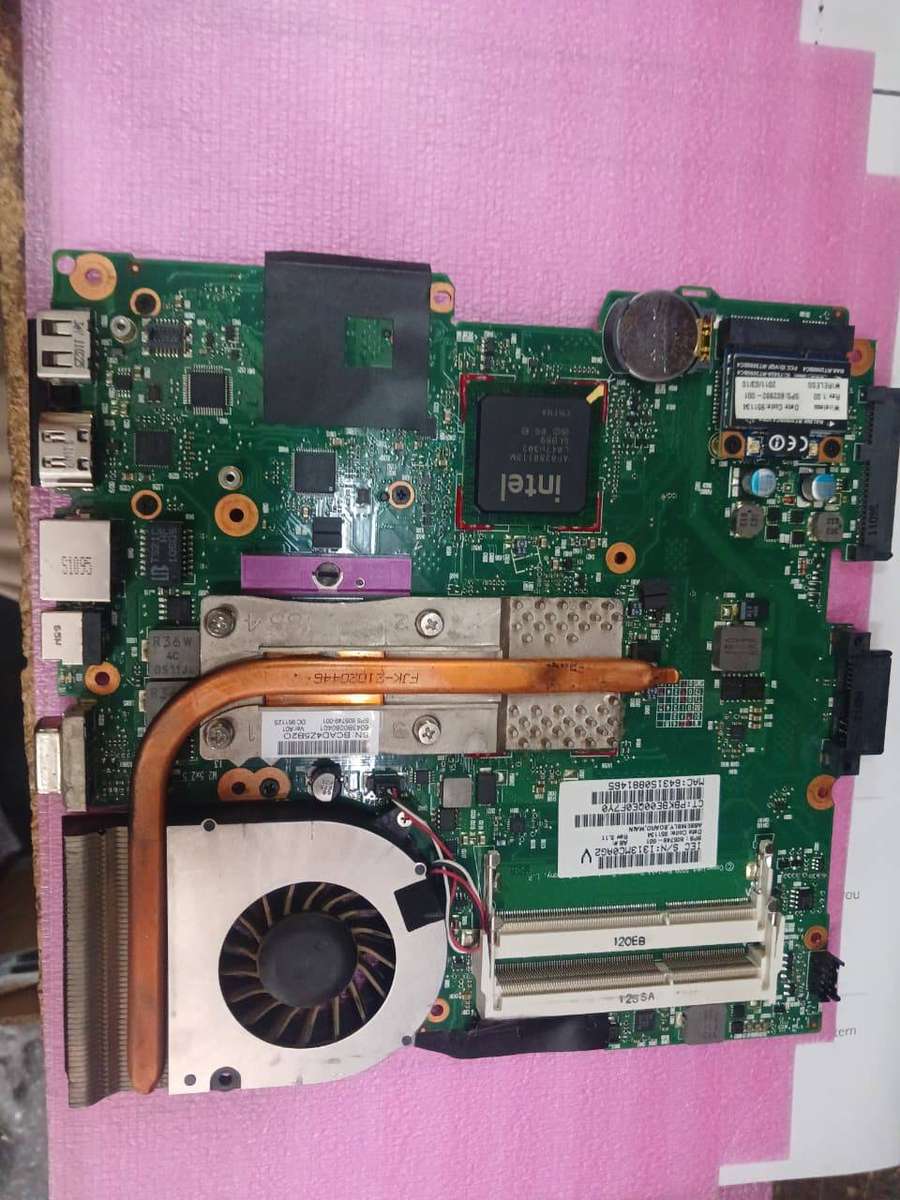 TOSHIBA SATELLITE 305 MOTHERBOARD WITH HEATSINK & FAN