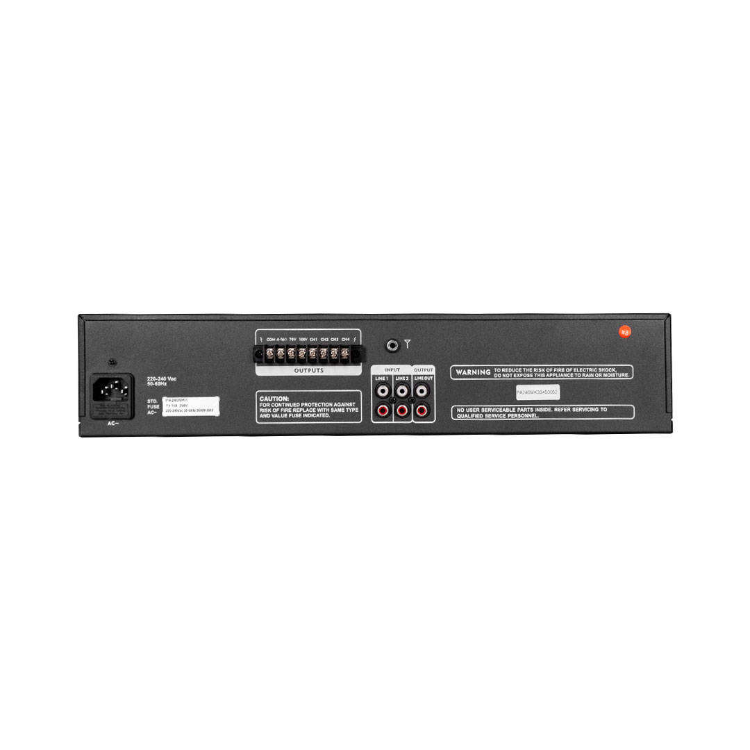 HYBRID PA280CD 2 x 80W AC/DC 100V 8OHM AMPLIFIER