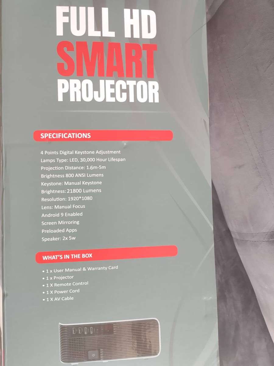 ULTRA-LINK FULL HD SMART PROJECTOR UL-PJ702 S/N:IN-202411050500