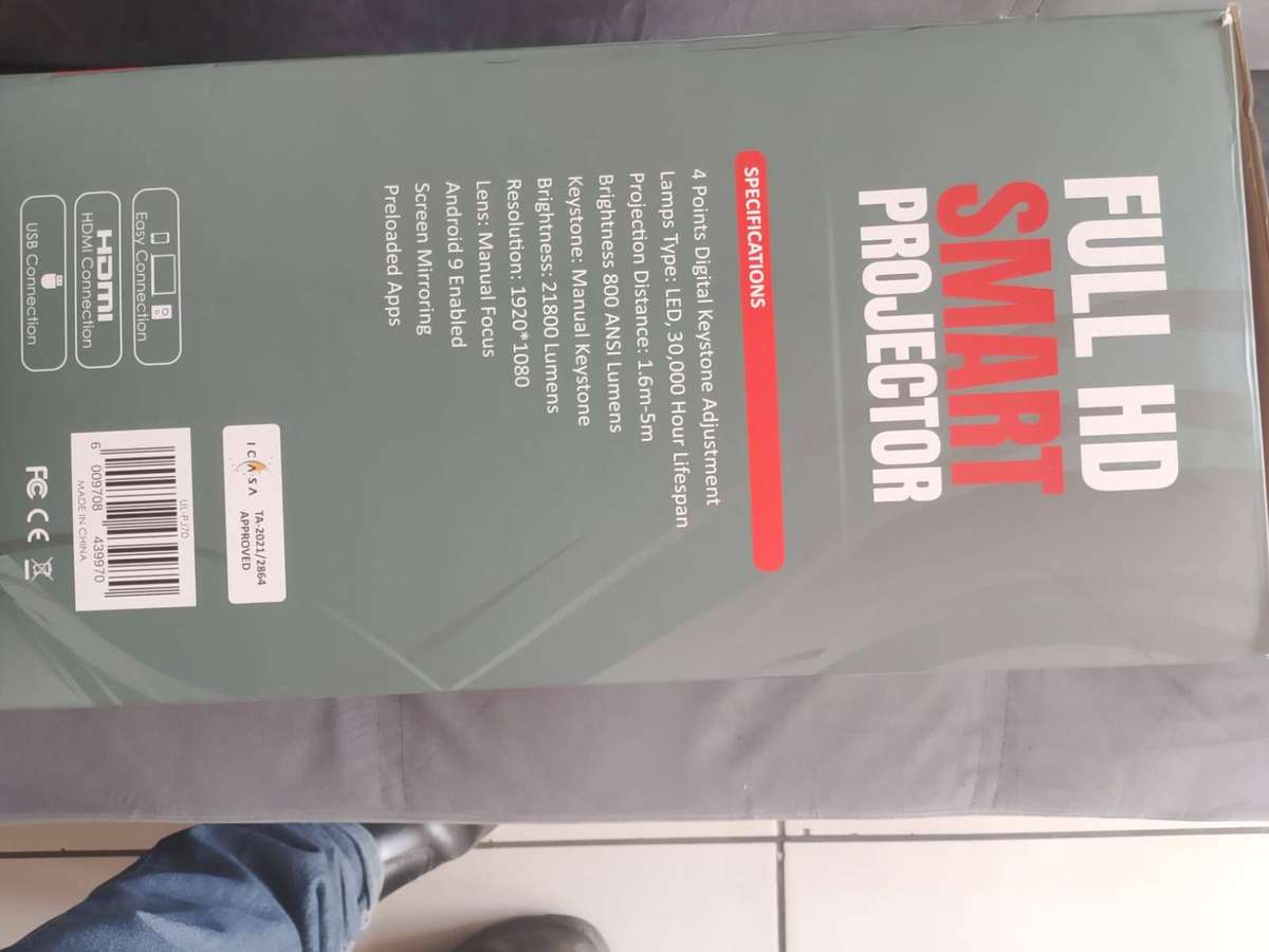 ULTRA-LINK FULL HD SMART PROJECTOR UL-PJ702 S/N:IN-202411050500