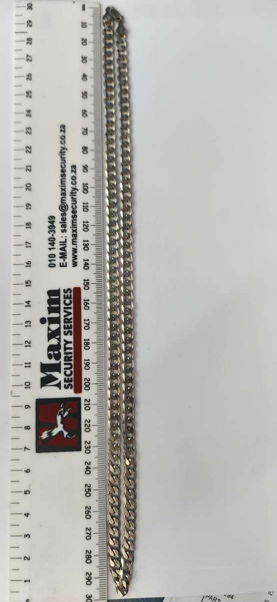 60cm x 6mm Sterling Silver Curb Chain necklace 25.3gram