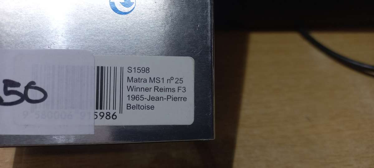 SPARK - MATRA MS1 #25 F3 1965 1:43