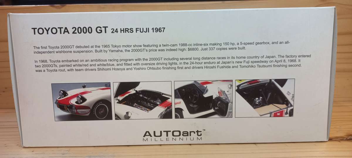 AUTOart - Toyota 2000GT 24 hrs Fuji #1 1967