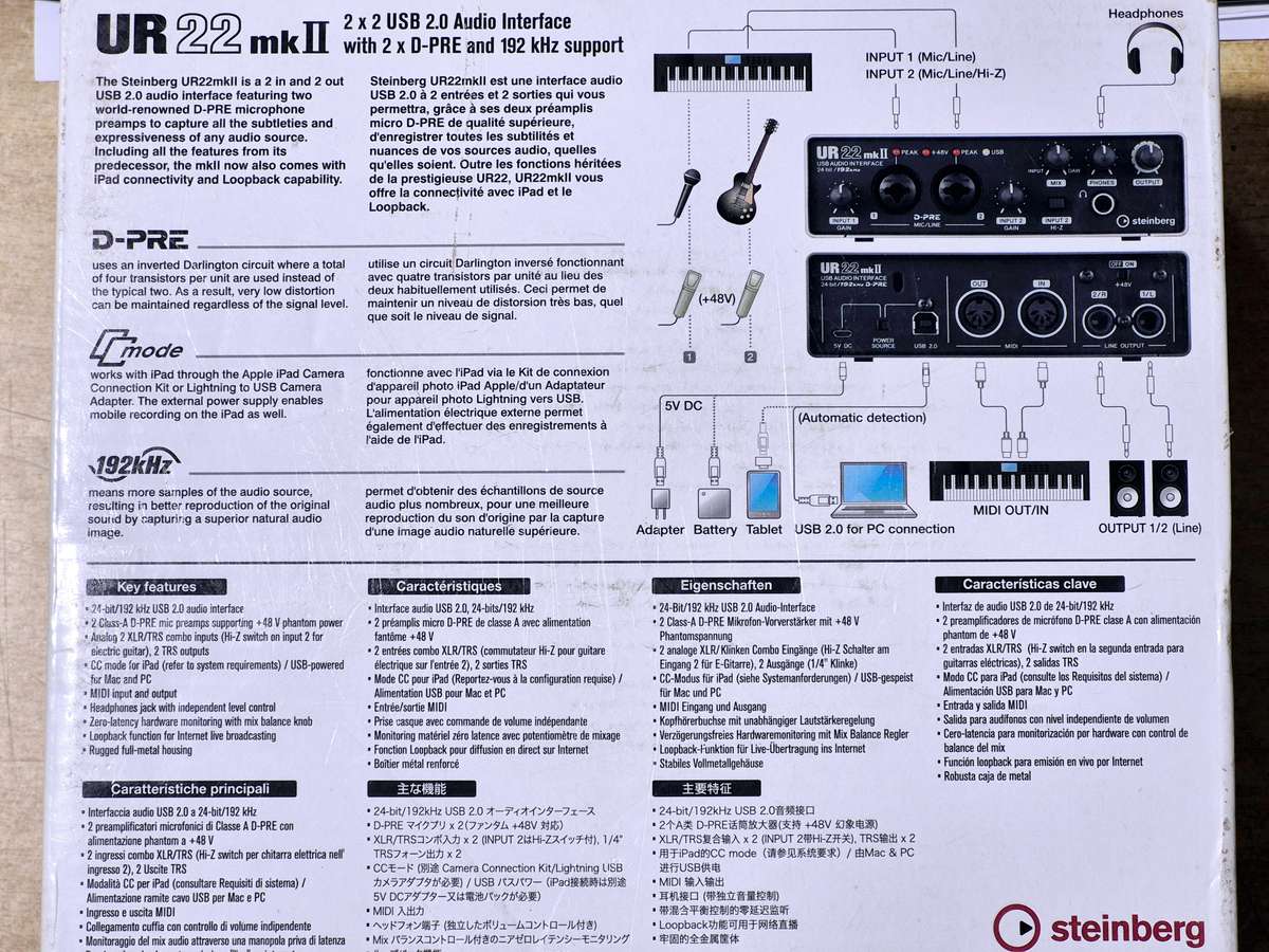Steineberg - UR 22 MK II - USED - Tested and working