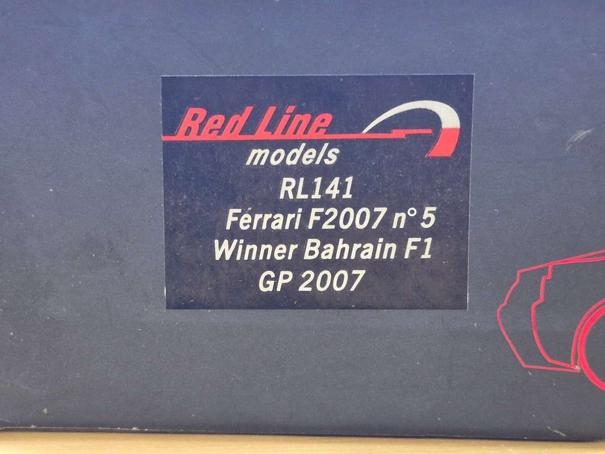 F1 MINICHAMPS + RED LINE - WILLIAMS FW07B + FERRARI F2007