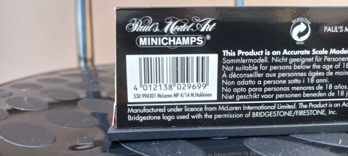 MCLAREN MP4/14 M. HAKKINEN 1:43