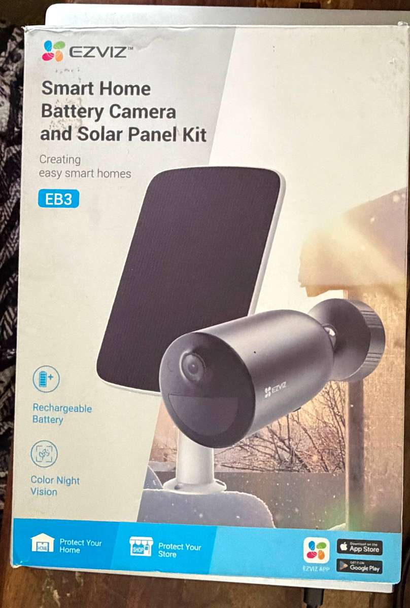 EZVIZ EB3 Solar Panel Kit - Smart Home Battery Camera Kit