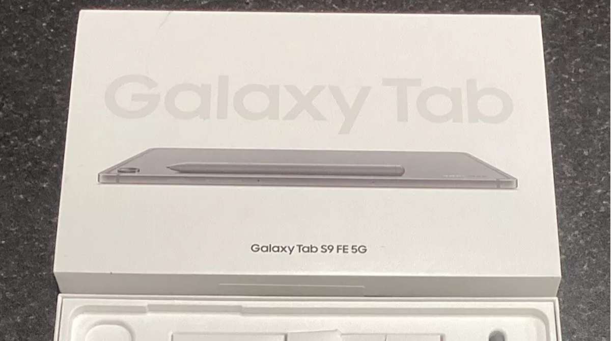 SAMSUNG Galaxy Tab S9 FE 10.9" Tablet - 128 GB, Grey - SM-X516b WiFi + 5G