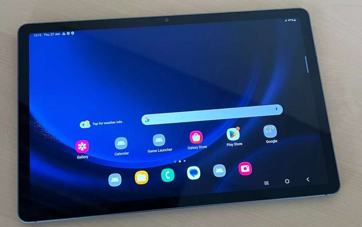 SAMSUNG Galaxy Tab S9 FE 10.9" Tablet - 128 GB, Grey - SM-X516b WiFi + 5G