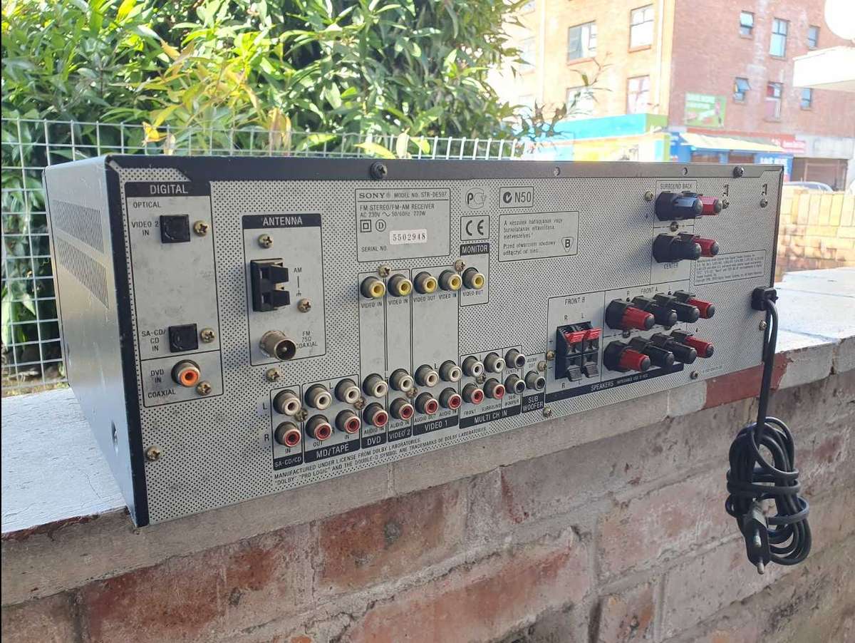 SONY STR-DE597 6 CHANNEL AMPLIFIER  **NOT WORKING**