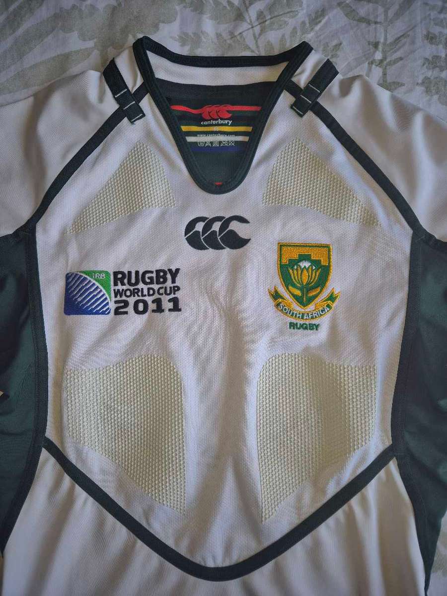Springbok rugby jerseys 2011,2015 & 2019