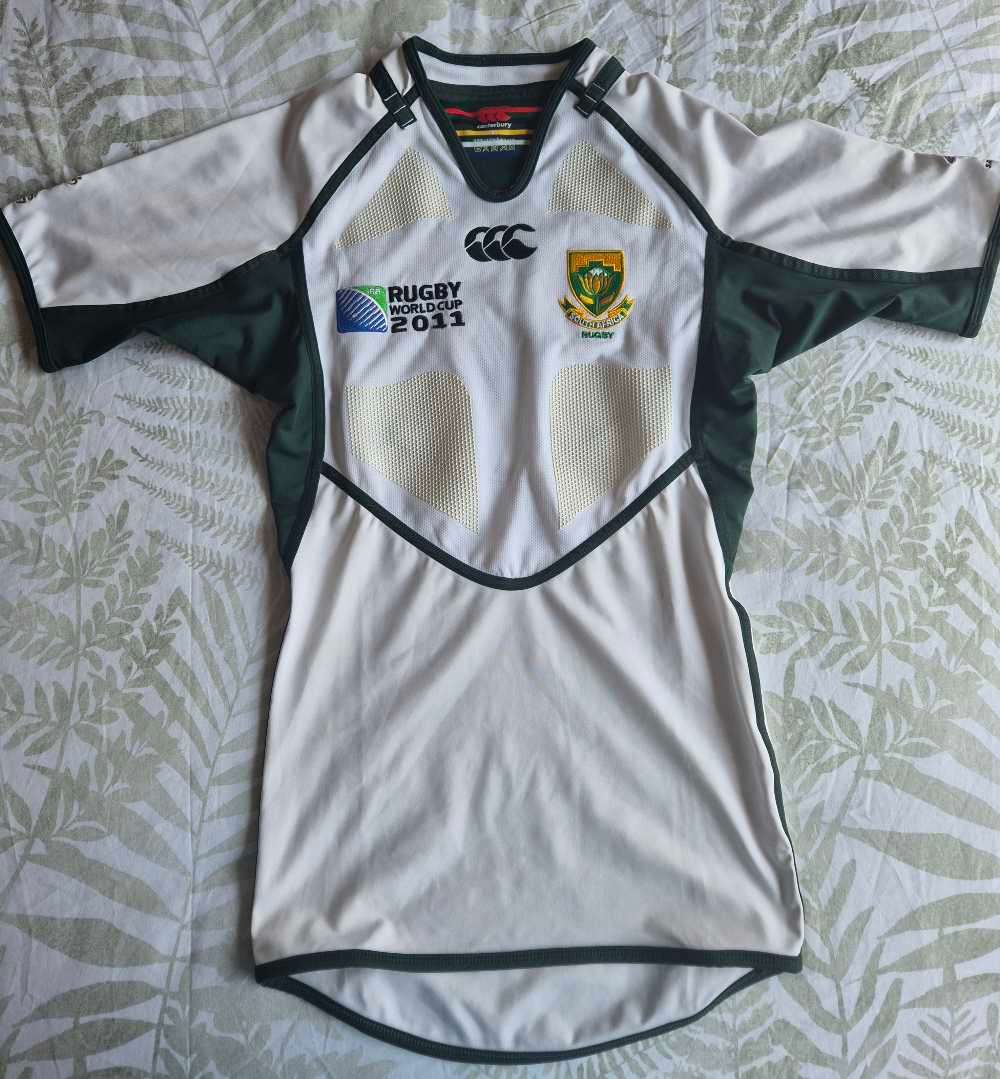 Springbok rugby jerseys 2011,2015 & 2019