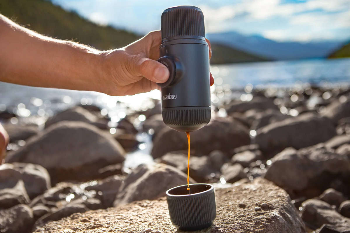 Wacaco NanoPresso Portable Espresso Machine Grey - Open box unused