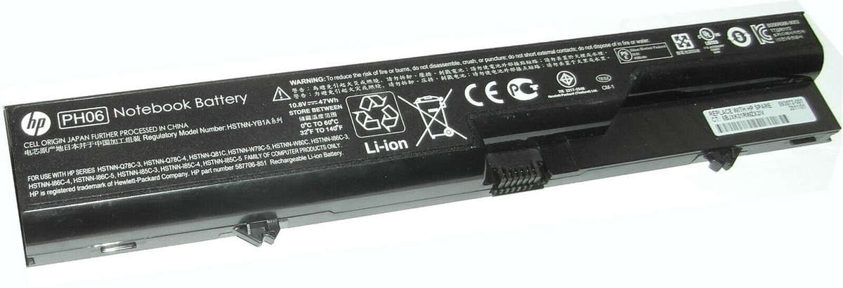 10.8V 56Wh 6-Cell Battery for HP 420 620 625 HP ProBook 4320s 4520s 4525s Compaq 420 620 (P/N: BQ350