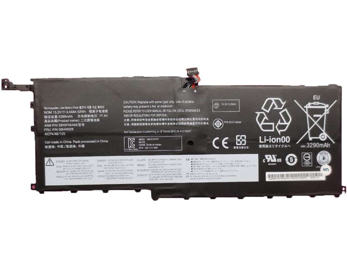 Reliable, long-lasting Vibrant Batteries for Lenovo ThinkPad X1 Carbon 4th Gen Type 20FB 20FC 00HW02