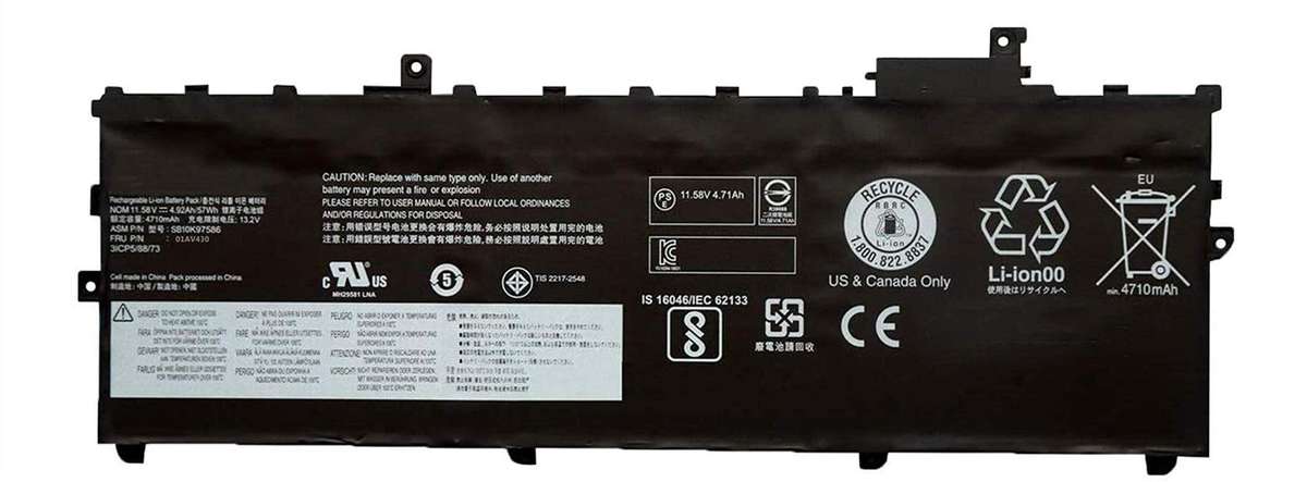 Vibrant battery for Lenovo ThinkPad X1 Carbon 6th Gen Type 20KH 20KG (P/N 01AV494 01AV430)