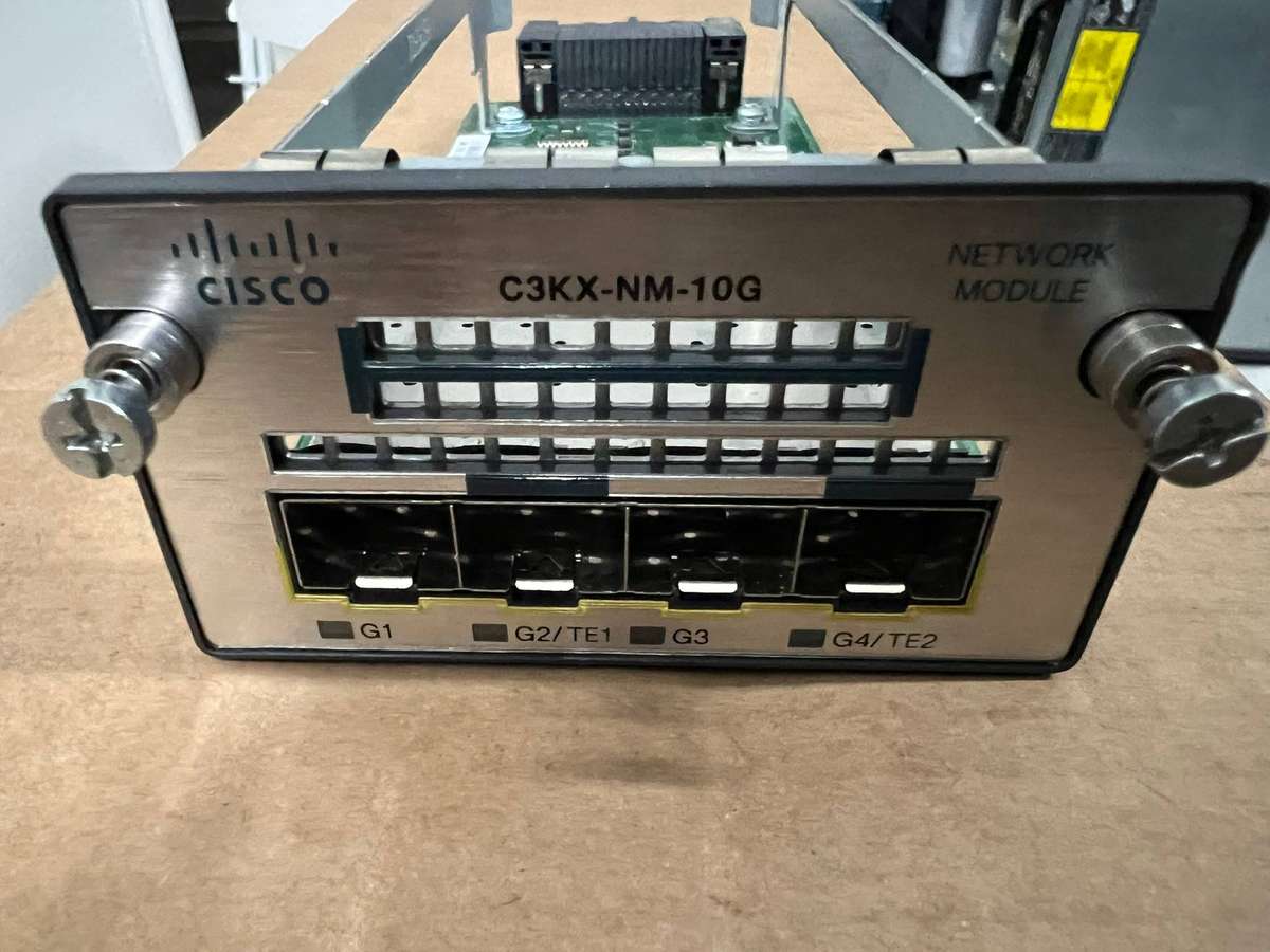 Cisco C3KX-NM-10G Module - 2 x SFP+ ports for 3560X/3750X