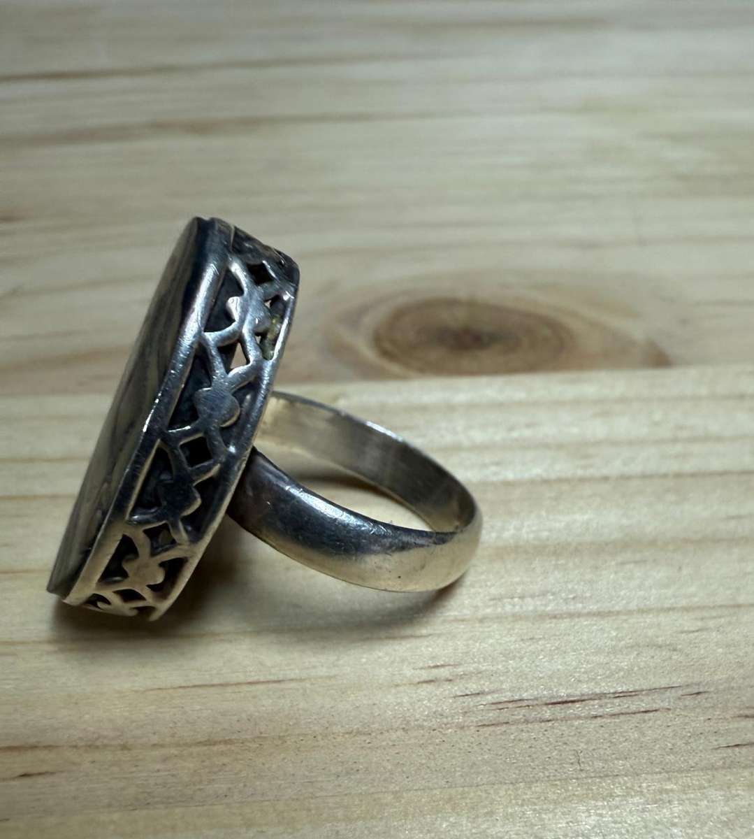 Sterling silver paua shell Ring