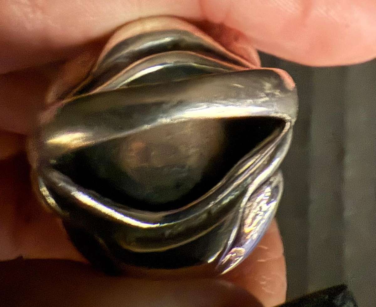 Sterling silver rose ring