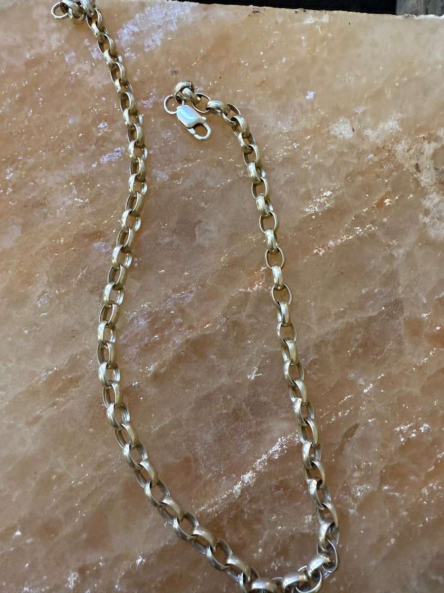 Sterling silver solid heavy chain