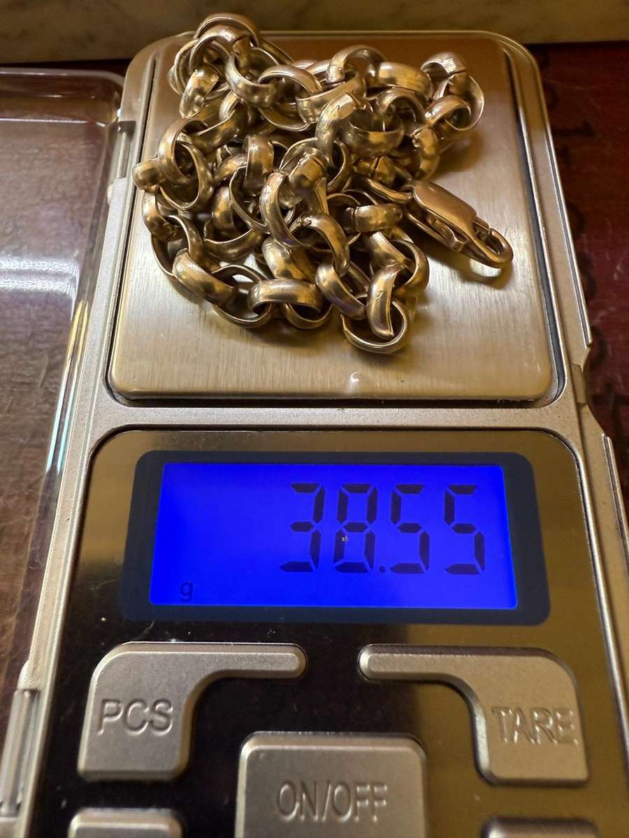 Sterling silver solid heavy chain