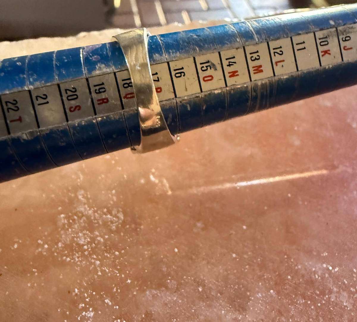 Sterling silver topaz ring