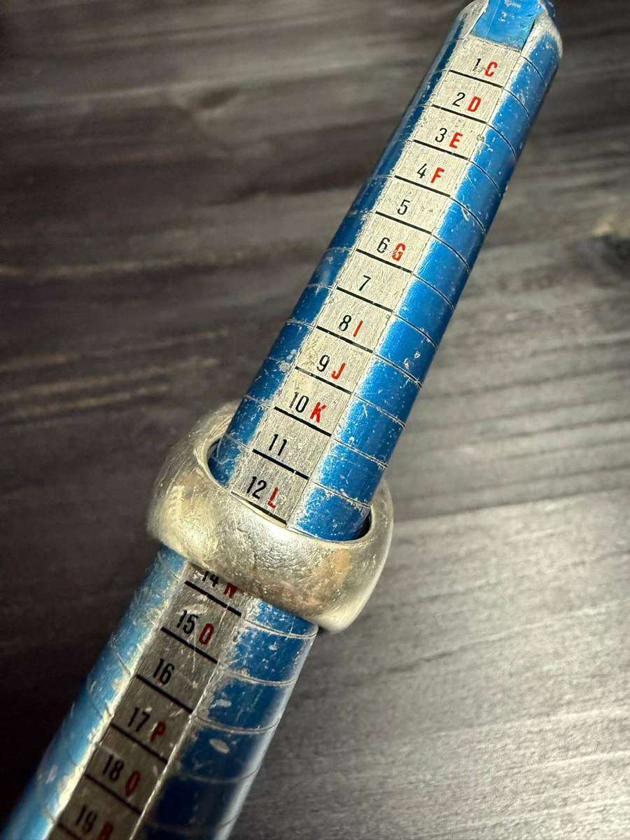 Sterling silver double smoky quartz ring